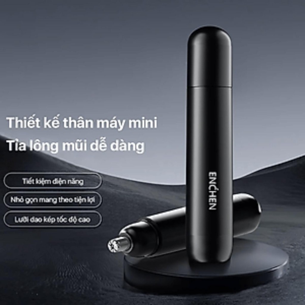 Ảnh Combo máy cạo râu Enchen Mini 6 & máy tỉa lông mũi Enchen EN005 - Hàng chính hãng 3