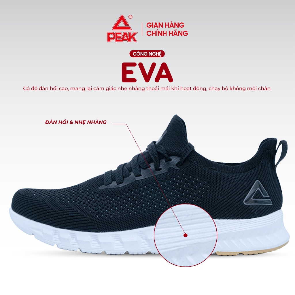 Ảnh Giày chạy bộ thể thao nam PEAK Running E29007H công nghệ đế EVA siêu nhẹ thoáng khí 2