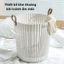 Giỏ đựng quần áo chất liệu nhựa PP, giỏ đựng quần áo bẩn có quai xách TULY SHOP