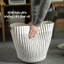 Giỏ đựng quần áo chất liệu nhựa PP, giỏ đựng quần áo bẩn có quai xách TULY SHOP