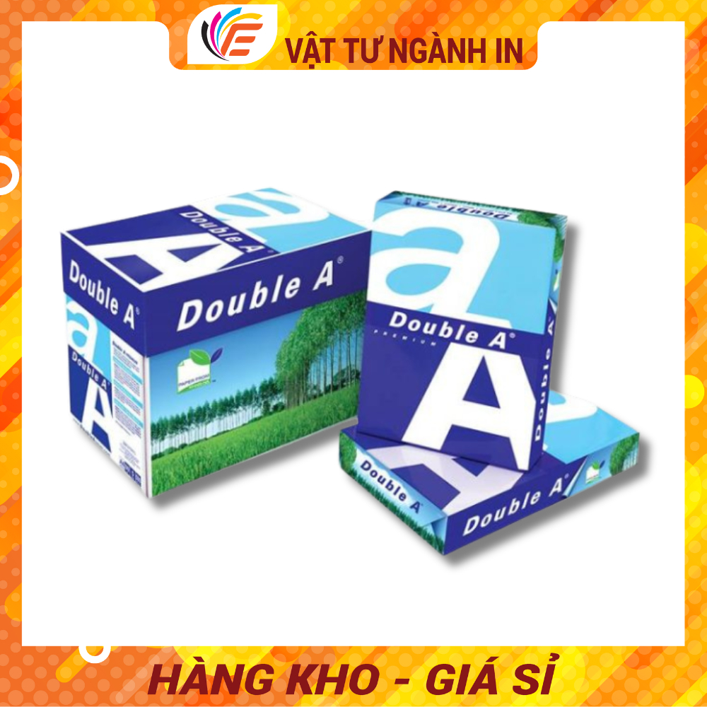 Giấy A4 Double A In Ấn Photo Chất Lượng Cao Định Lượng 70gsm - 80gsm Ram 550Tờ