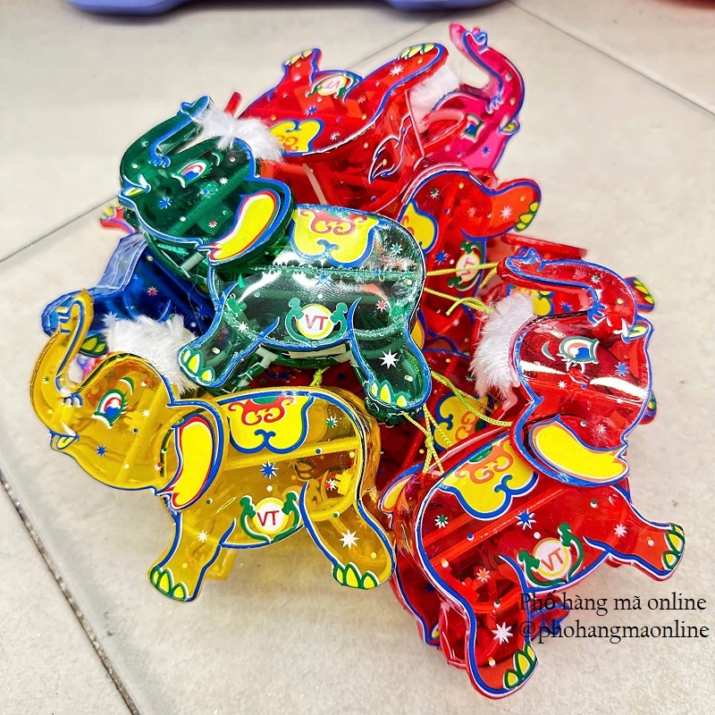 [TRUNG THU] Lồng đèn giấy kính mini các con vật, đèn ông sao nhiều mẫu cho bé