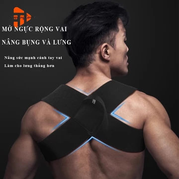 Đai chống gù lưng SHOPPING CENTER Đai chống gù cho nam nữ hỗ trợ nâng đỡ cột sống cho văn phòng
