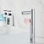Bộ Vòi Rửa Tay Cảm Ứng Tự Động 1 Đường Lạnh 32 cm Bồn Rửa Dương RANCO Đồng Mạ Chrome - KT - 213