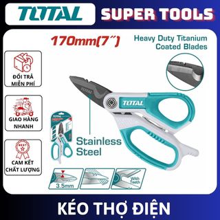 ĐỒ NGHỀ TOTAL Kéo thợ điện 170mm THES051708