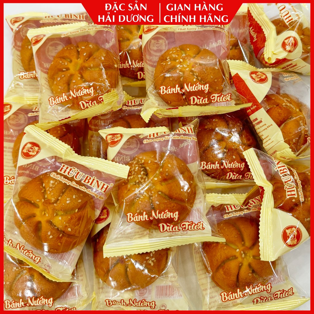 Set 20 Chiếc Bánh Nướng Dừa Tươi Hữu Bình | Shopee Việt Nam