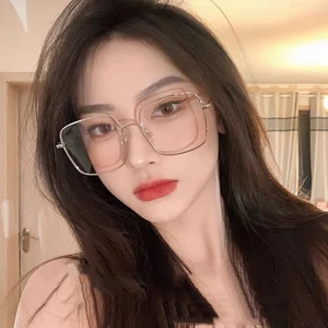 Gọng cận nữ nam thời trang cao cấp,kính giả cận mắt kính không độ chống tia UV ánh sáng xanh đẹp 546