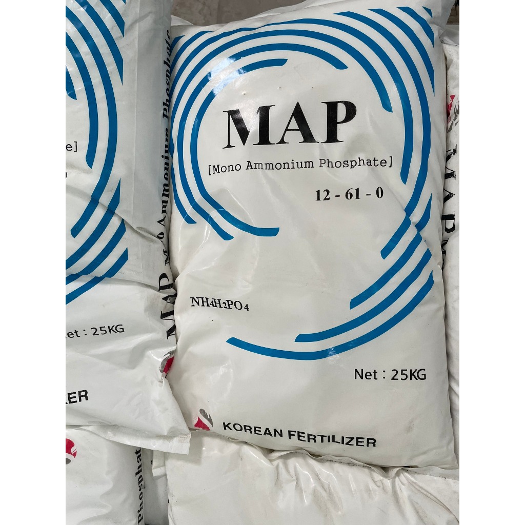 Phân bón MAP - Hàn Quốc - bao 25kg - Mono Ammonium Phosphate | Shopee ...