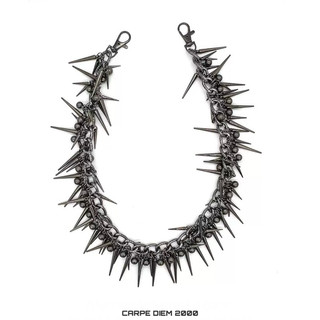 Spiky Pants Chain - Dây xích đeo quần không gỉ, thiết kế gai cá tính. Unisex nam nữ