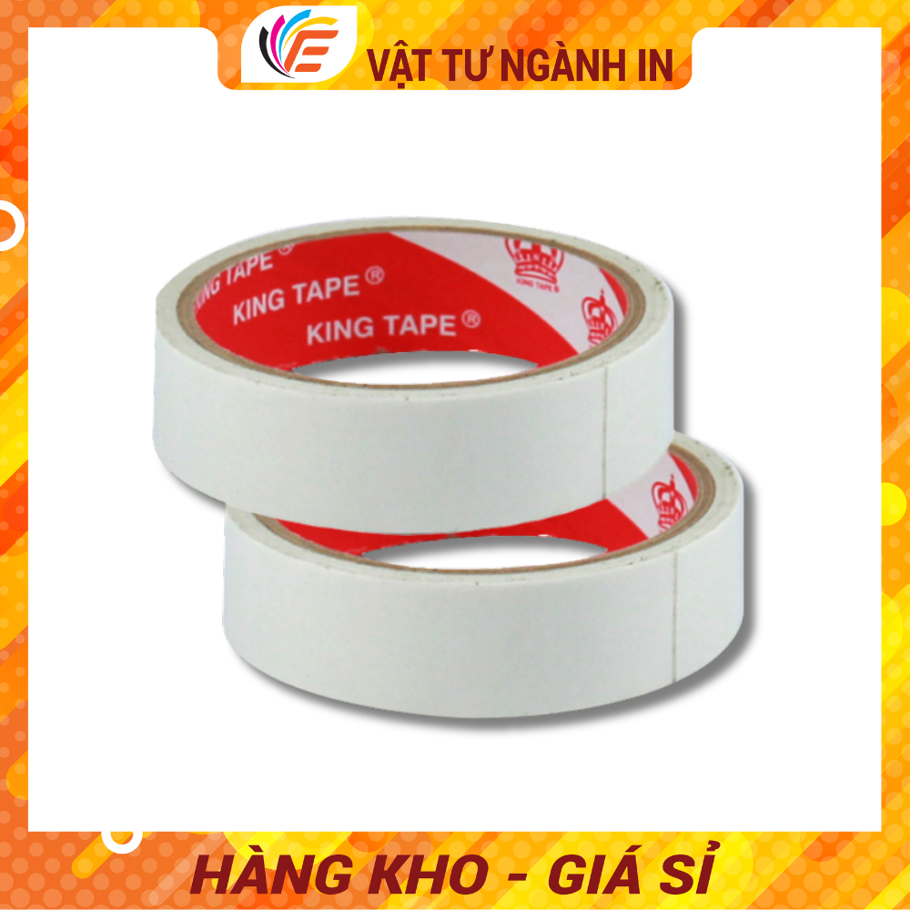 COMBO 6 CUỘN Băng Keo 2 Mặt Dùng Để Làm Đồ Thủ Công Sử Dụng Trong Trường HọcVà  Văn Phòng Đủ Size 1,2mm - 2,4mm - 4,8mm