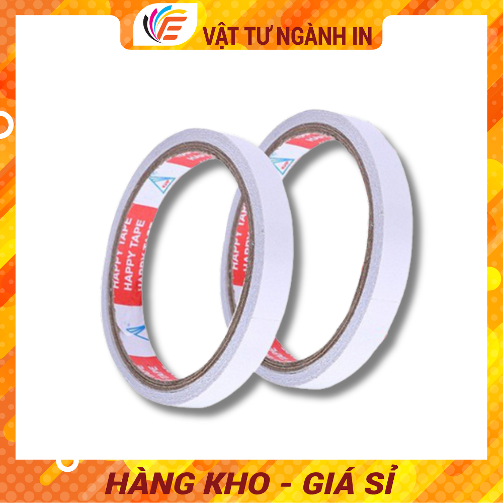 COMBO 6 CUỘN Băng Keo 2 Mặt Dùng Để Làm Đồ Thủ Công Sử Dụng Trong Trường HọcVà  Văn Phòng Đủ Size 1,2mm - 2,4mm - 4,8mm