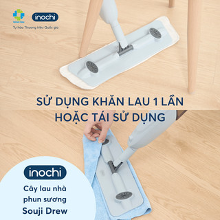 Cây lau nhà phun sương Souji – Xoay 360°, sạch nhanh, tiết kiệm nước