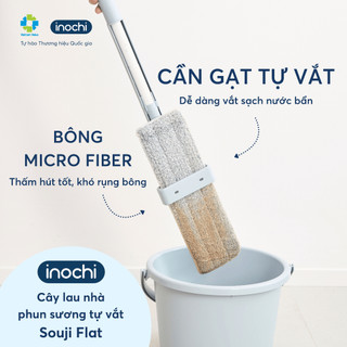 Cây lau nhà phun sương Souji – Xoay 360°, sạch nhanh, tiết kiệm nước