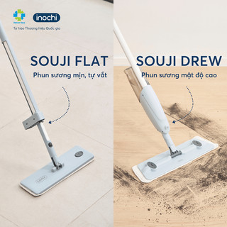 Cây lau nhà phun sương Souji – Xoay 360°, sạch nhanh, tiết kiệm nước