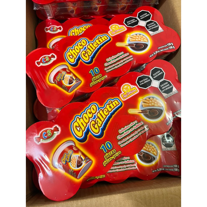 Lốc 10 ly que chấm quy chấm socola