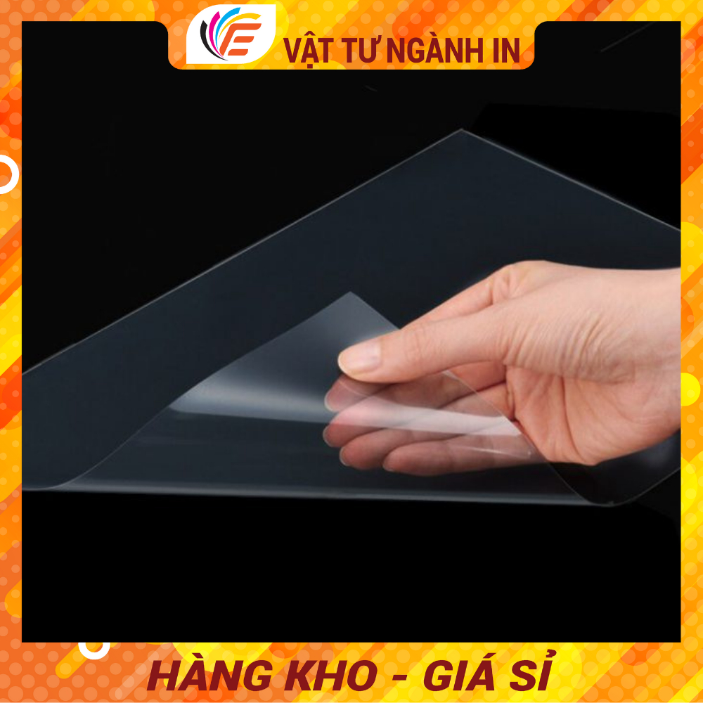 Giấy Bìa Kiếng Bìa Nhựa Đóng Sách Làm Hoa Sáp Ốc Quế Dày 1,5zem Chịu Nhiệt Bìa Kính Có Màu Trắng Trong
