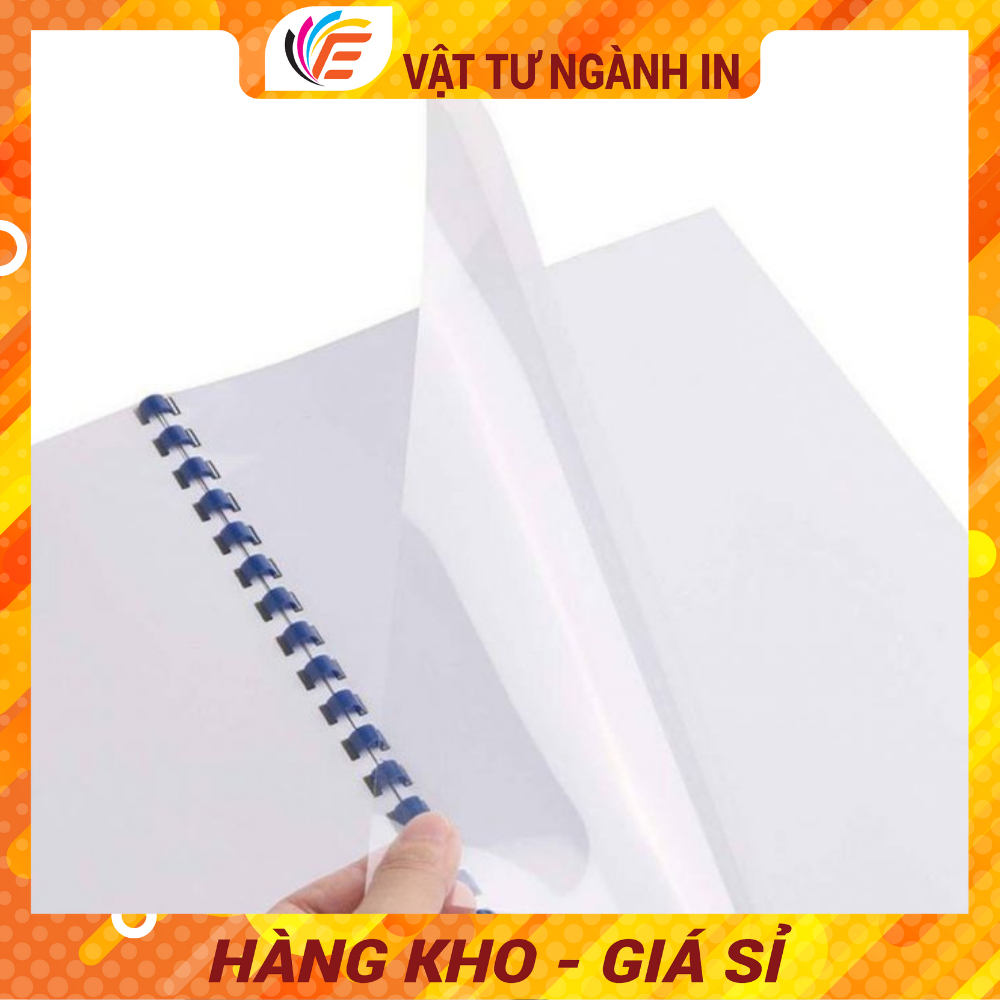 Giấy Bìa Kiếng Bìa Nhựa Đóng Sách Làm Hoa Sáp Ốc Quế Dày 1,5zem Chịu Nhiệt Bìa Kính Có Màu Trắng Trong