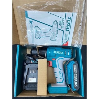 TOTAL Máy khoan pin 20V chưa kèm pin sạc | Mô-men xoắn cực đại 45Nm TDLI200515 / TDLI20051