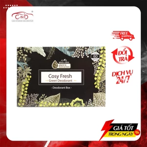 Hộp Thơm Khử Mùi Ẩm Mốc Trong Phòng, Ô Tô Hương Trà Xanh AIR-Q Cosy Fresh 160g