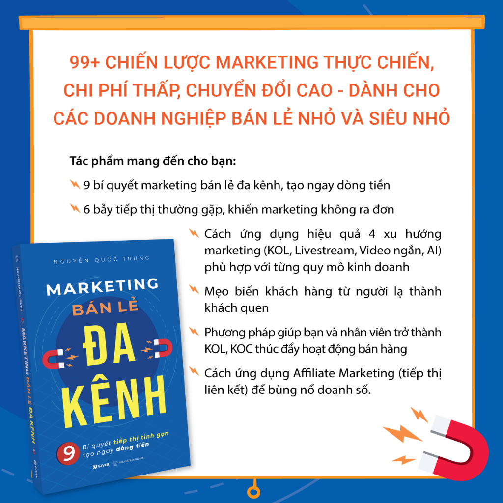 Ảnh Sách - Marketing Bán Lẻ Đa Kênh - 9 Bí Quyết Tiếp Thị Tinh Gọn Tạo Ngay Dòng Tiền 2