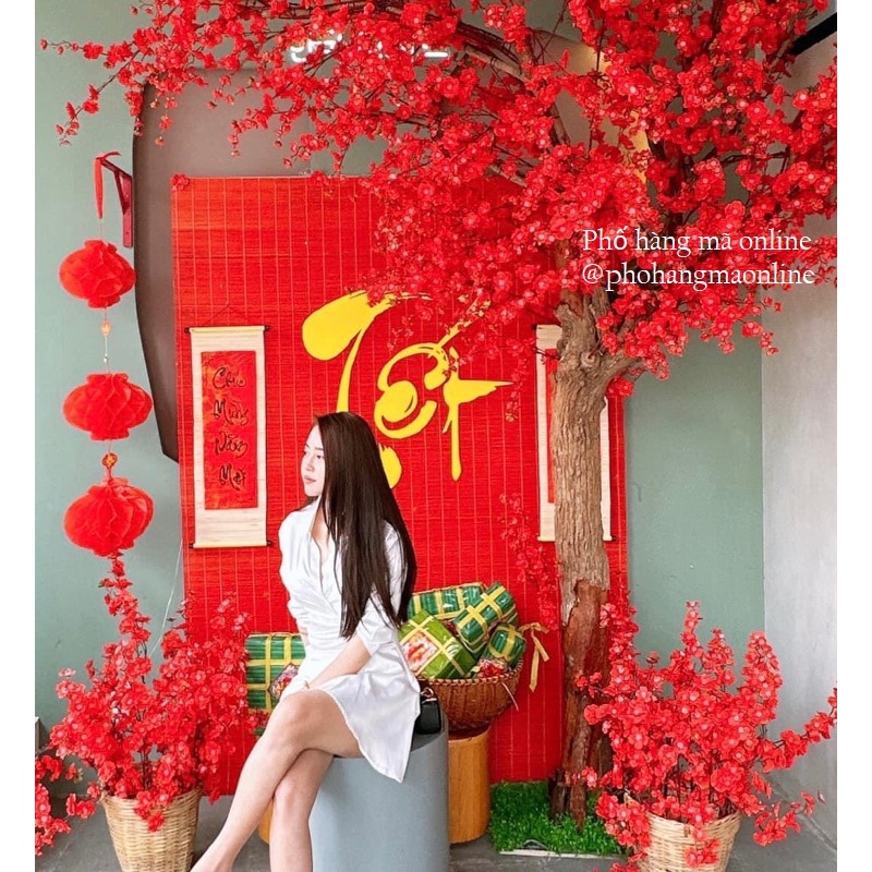 Mành tăm tre trang trí decor nhà cửa dịp Tết, Trung Thu phong cách cổ truyền