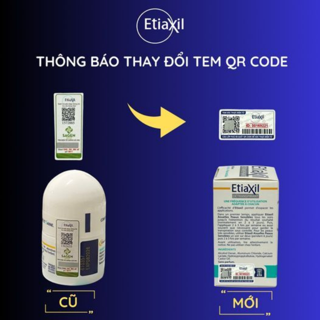 Ảnh Lăn Khử Mùi Và Ngăn Mồ Hôi Chuyên Sâu Etiaxil 15ml 1