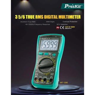 Đồng hồ đo Pro'skit MT-1280 AC True RMS