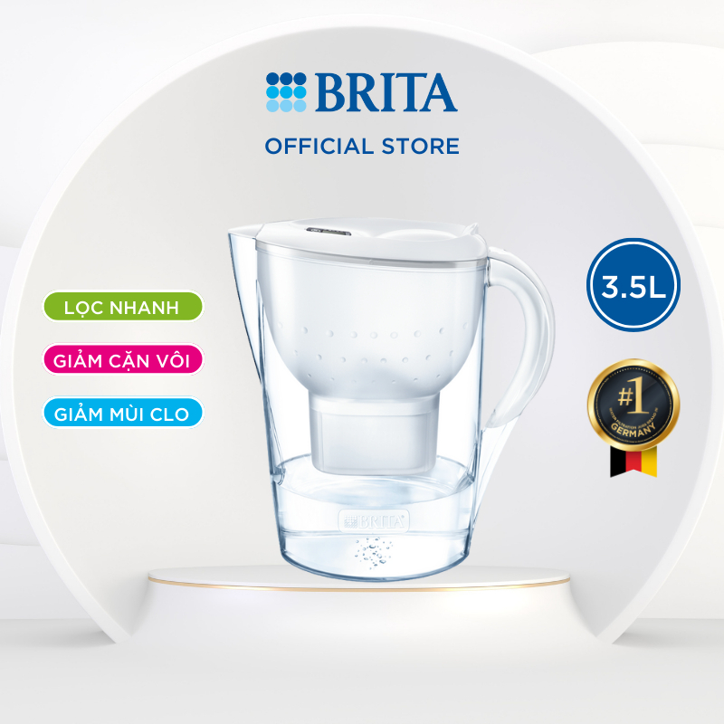 Ảnh Bình lọc nước BRITA MARELLA XL - 3,5l (có sẵn 1 lõi lọc Maxtra Plus) - Live 1