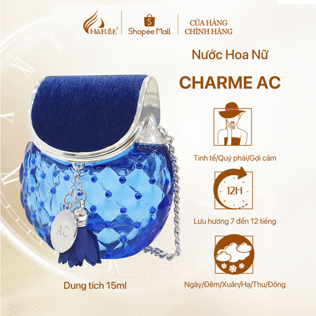 Ảnh Nước Hoa Nữ CHARME AC 65ml Lưu Hương Lâu Quý Phái, Gợi Cảm_Nước Hoa Chính Hãng 3