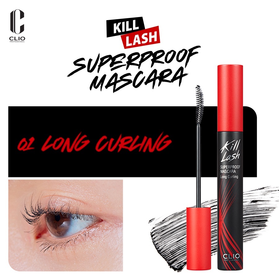 Ảnh Mascara Clio Cong Mi, Chống Trôi Kill Lash Superproof Mascara 7g 4