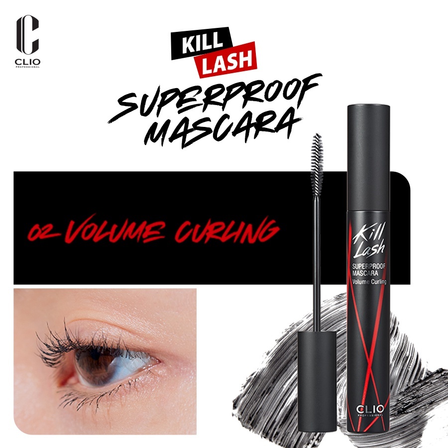 Ảnh Mascara Clio Cong Mi, Chống Trôi Kill Lash Superproof Mascara 7g 2
