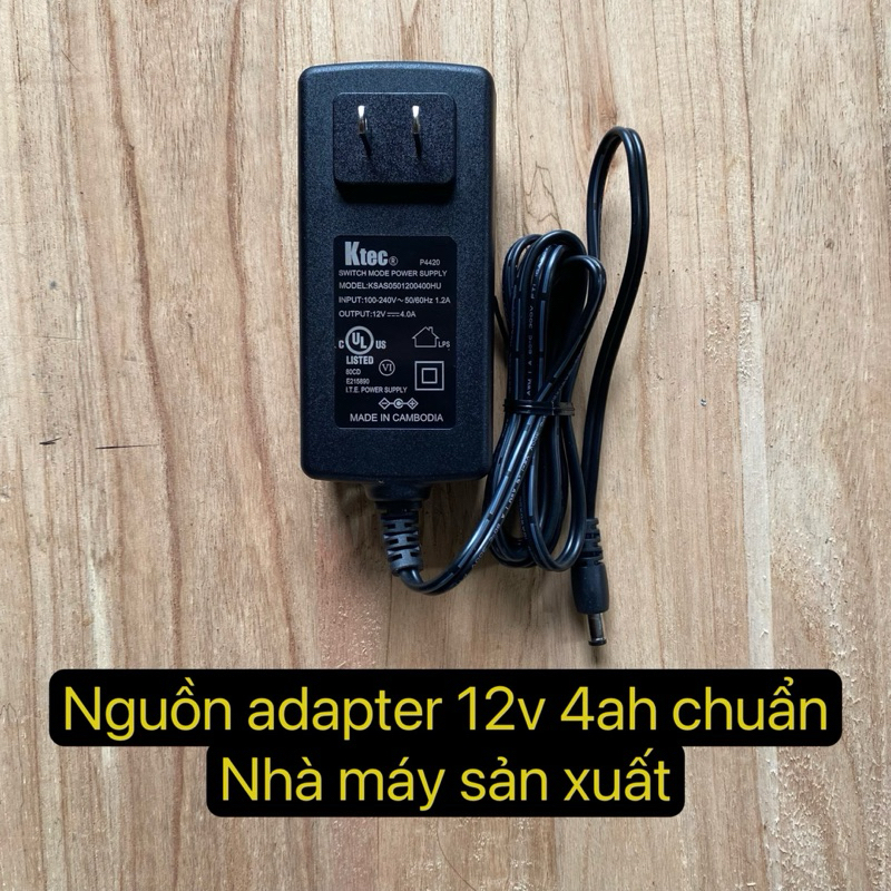 nguồn adapter 12v 4.0A chuẩn Made in CAMBODIA | Shopee Việt Nam