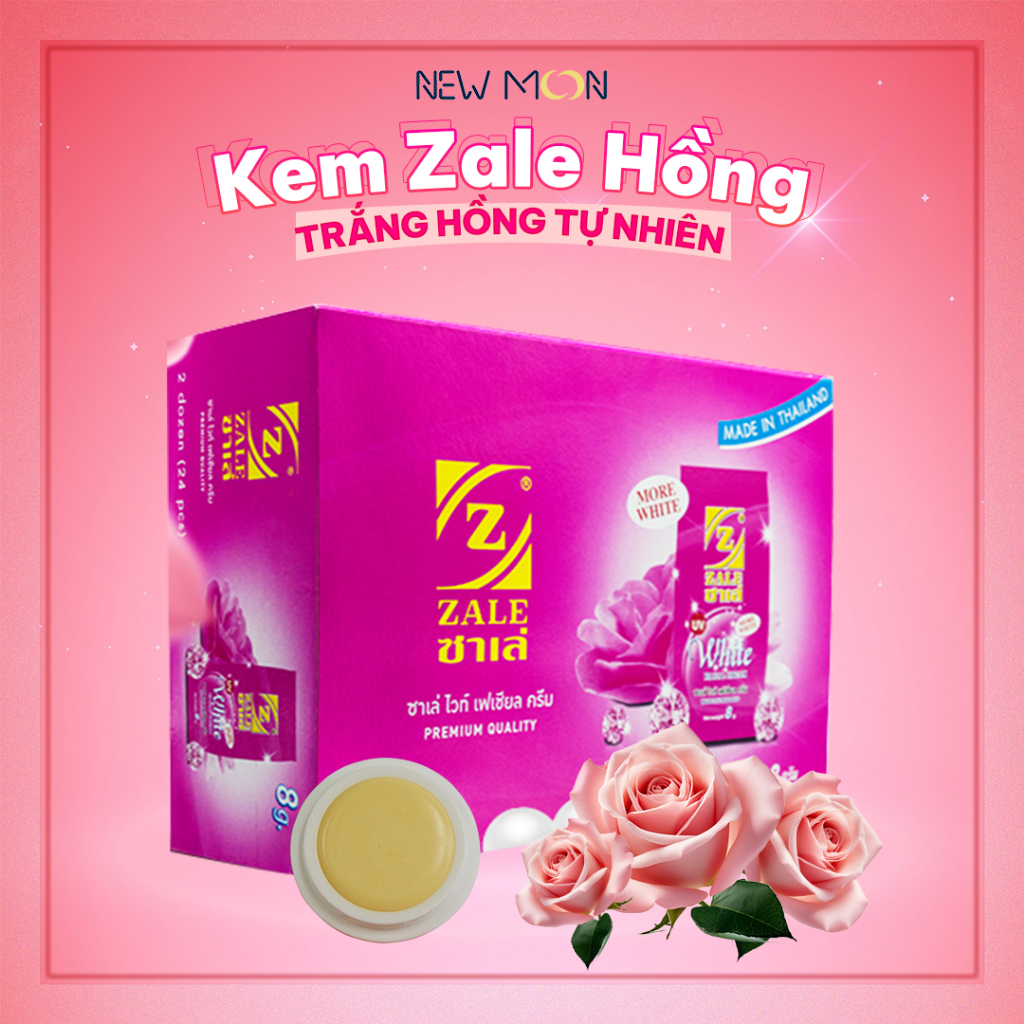Kem dưỡng trắng da nén [ZALE THÁI] HỒNG ngọc trai - Hộp 24 hũ