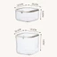 Thùng rác mini để bàn văn phòng, thùng đựng rác trong suốt kiểu sáng hiện đại sang trọng TULY SHOP