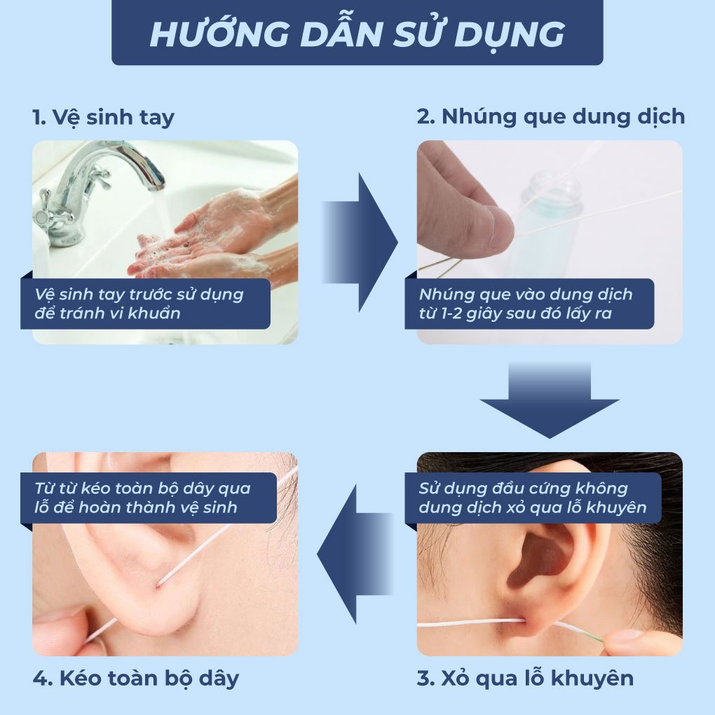 Vệ sinh lỗ xỏ khuyên tai đồ vệ sinh lỗ tai sạch lỗ khuyên Bellena Piercing Clean & Care