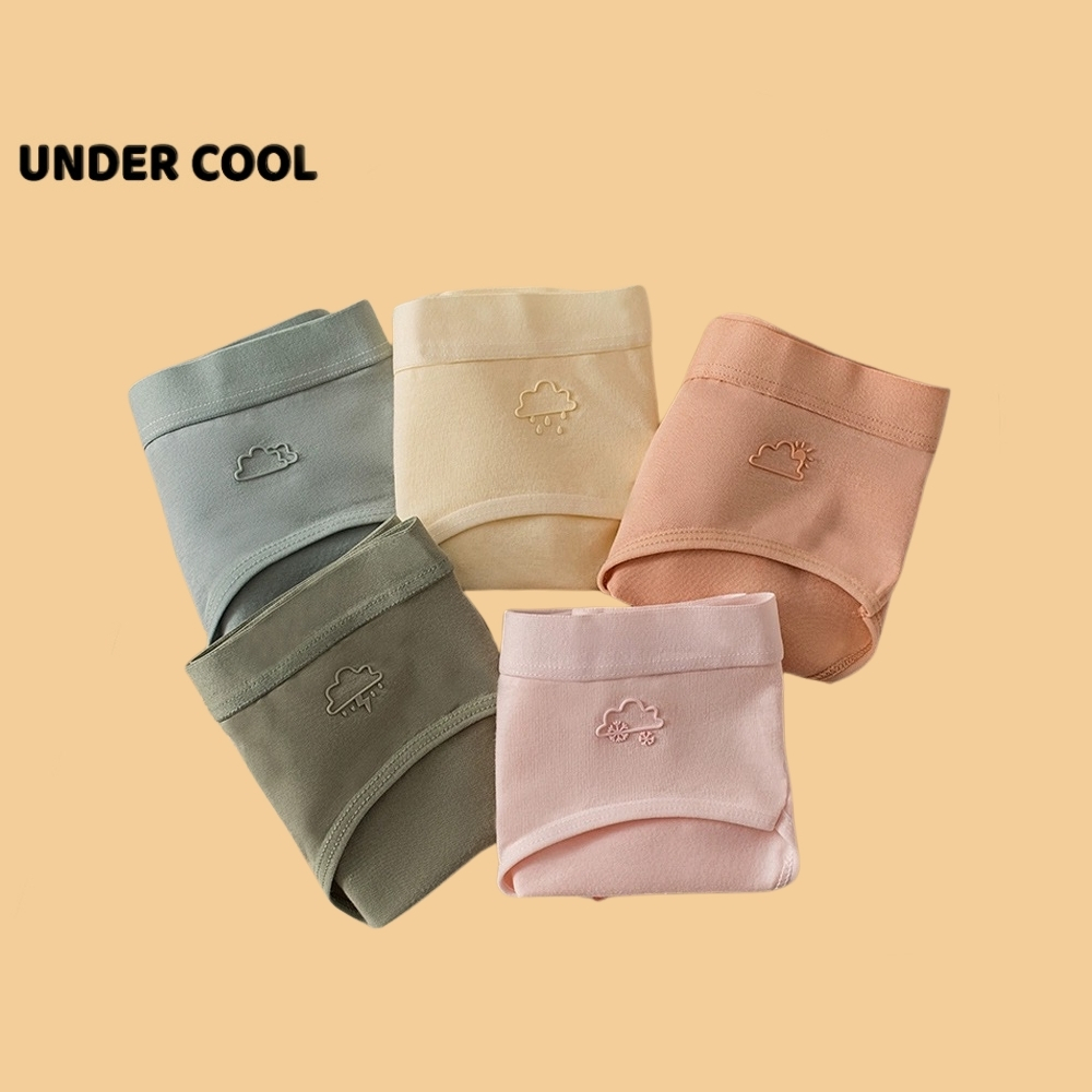 SET 5 Quần Lót Nữ họa tiết Thời Tiết, Quần Chíp cotton Mềm Mại Thân Thiện Với Da Kháng Khuẩn 2 lớp COMBO - QL54