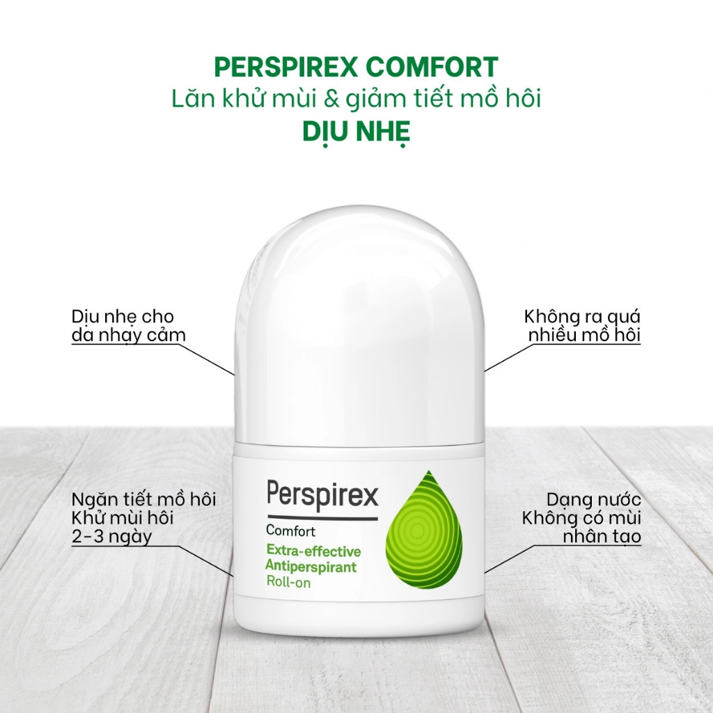 Ảnh Lăn Khử Mùi Perspirex Giảm Tiết Mồ Hôi Dành Cho Mọi Loại Da 20ml 3