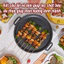 Chảo Gang Cán Gỗ Chảo Nướng Chống Dính Cao Cấp,Chảo gang cán gỗ 20-26cm