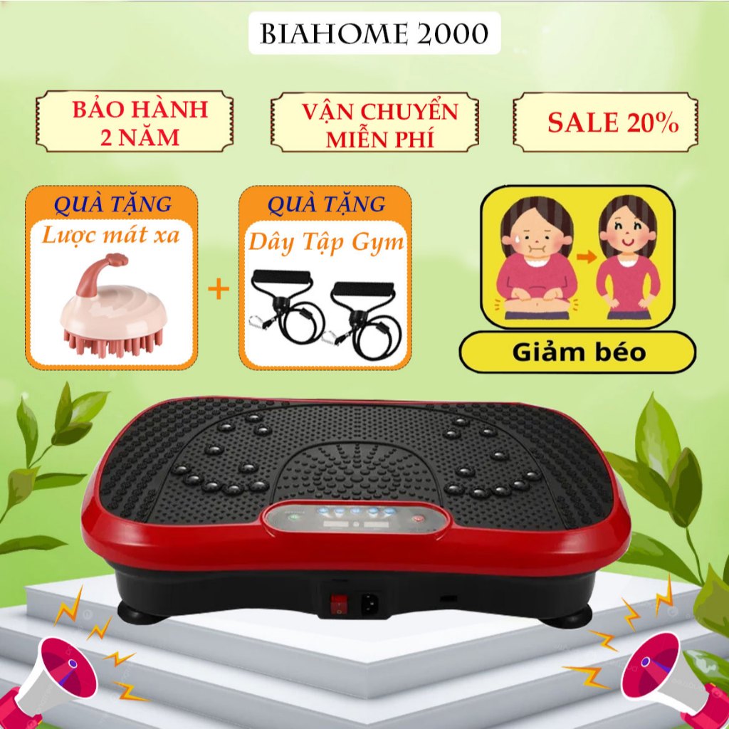 Máy rung toàn thân, Máy rung lắc toàn thân 120 chế độ giúp giảm béo ...