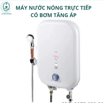 máy nước nóng điều chỉnh nhiêt độ có bơm tăng áp, máy nước nóng cao cấp nóng nhanh, ---BƠM TRỢ LỰC GẮN BÊN TRONG MÁY