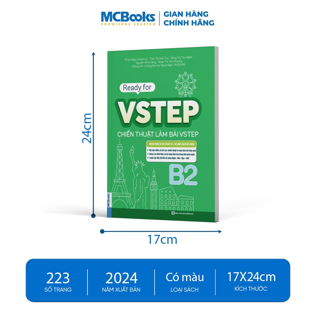 Sách - Combo Ready for VSTEP Chiến thuật làm bài VSTEP B1,B2