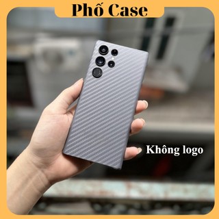 Miếng Dán Lưng Carbon Xám Cho Samsung S24Ultra S23Ultra S22 Ultra Note 20 Ultra S21 Ultra S20 Ultra Note 10 Plus S10