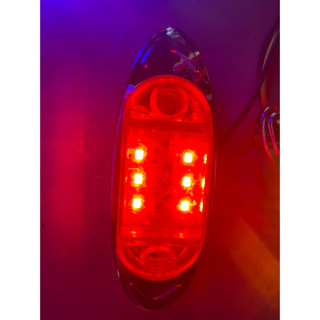 Combo 10 Đèn led sườn ô tô 6568, xe tải 6 bóng led dùng chung điện 12v 24v siêu sáng, siêu đẹp.