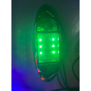 Combo 10 Đèn led sườn ô tô 6568, xe tải 6 bóng led dùng chung điện 12v 24v siêu sáng, siêu đẹp.