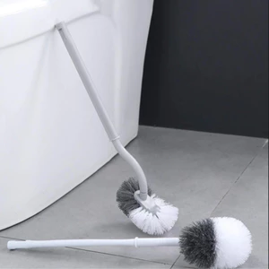 BÀN CHẢI CHÀ TOILET ĐA NĂNG, CỌ SẠCH GÓC KHUẤT BỒN CẦU CHỮ S, Chất Liệu Bền Đẹp Dùng Lâu