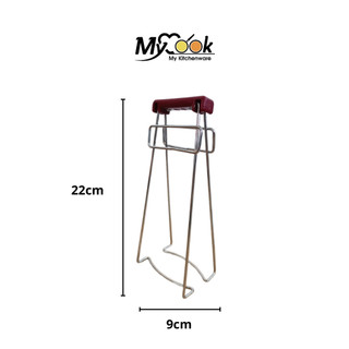 Dụng cụ kẹp gắp nóng dây thép cao cấp đệm nhựa Mycook dụng cụ kẹp gắp tô dĩa tránh bỏng