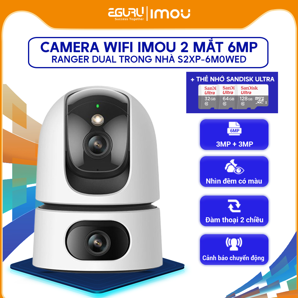 [HỎA TỐC HN-HCM] Camera 2 Mắt IMOU S2XP | S7XP 10MP | 6MP Wifi Ranger ...
