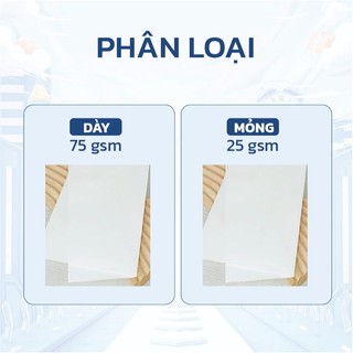 Giấy thấm dầu thực phẩm KRCLEAN 25x25cm 80 tờ dày/mỏng - Giấy thấm hút dầu mỡ, đồ chiên rán, loại bỏ dầu thừa