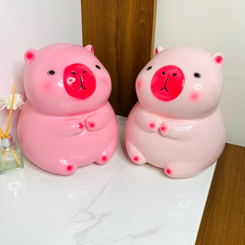 Heo đất,lợn đất tiết kiệm mẫu Chuột Capybara Size To cute dễ thương,quà tặng trang trí/Ống tiết kiệm