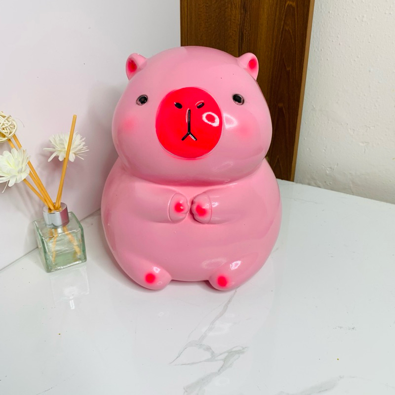 Heo đất,lợn đất tiết kiệm mẫu Chuột Capybara Size To cute dễ thương,quà tặng trang trí/Ống tiết kiệm
